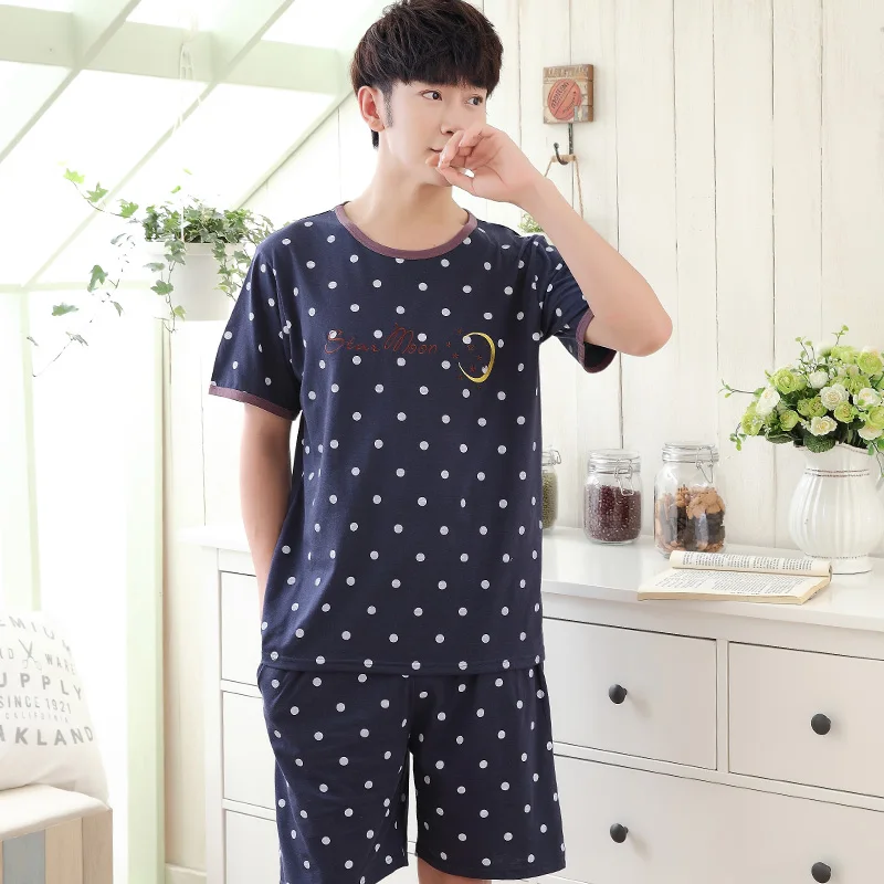 Новые летние хлопковые наборы пижам для пары с рисунком Тоторо мужские пижамы милая женская пижама для отдыха для девочек femme 3XL домашняя одежда - Цвет: Men