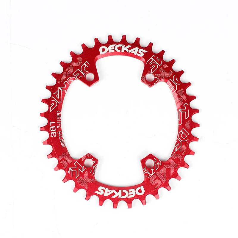 DECKAS овальная система для велосипеда MTB Chainring 32 T-38 T цепь кольцо велосипедная цепь круг одна пластина для 11 скоростей M7000 M8000 M9000 Кривошип