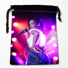 W-151 Rihanna& F Пользовательский логотип напечатанный получить мешок степень сжатия сумки drawstring сумки размер 18X22 см R801R151RF