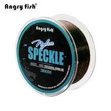 Angryfish Hot 300m Speckle Invisible Super Strong Monofilament Nylon Fishing Line