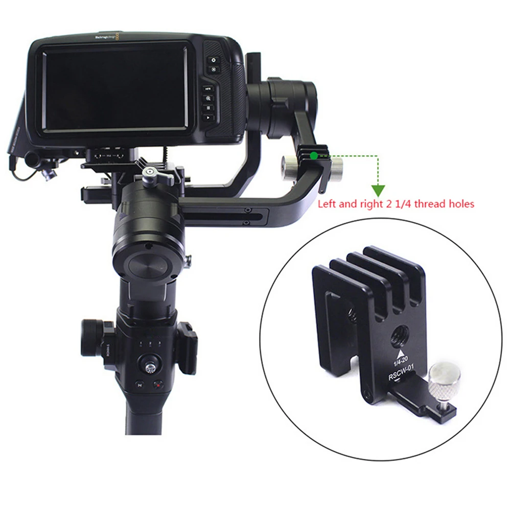 

2pcs 25g 1pc 100g Counterweight for DJI Ronin S Gimbal Balance of side-heavy Camera Set For BMPCC 4k Camera Clump Accessories