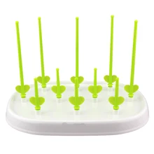 Стеллаж для просушки бутылки младенца Детские Бутылочки для очистки Сушилка Подставка для хранения и сушки стекло кухонная стойка сушилка для бутылочек