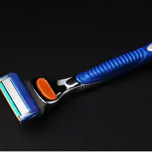 Бритвенная Бритва Ручка и 5 слойные лезвия для бритья для мужчин уход за лицом безопасность