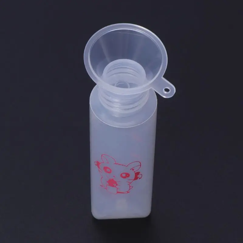 1 Набор ПЭТ бутылочка для молока 30 мл силиконовая соска для кормления маленьких животных с щеткой воронка