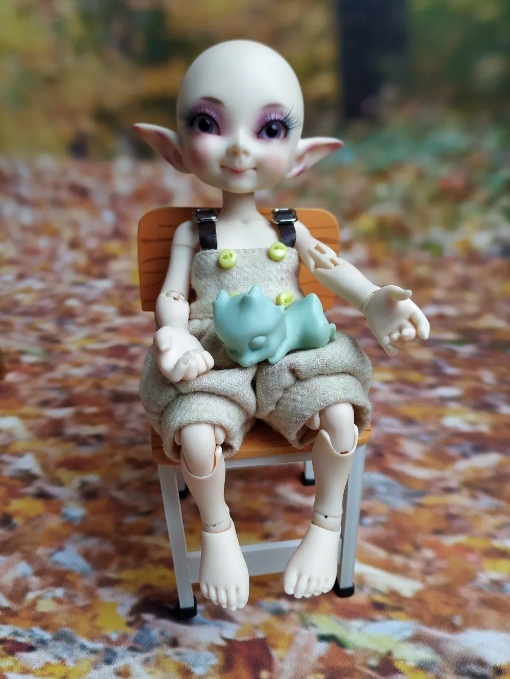

1/7 bjd doll- pupu beep mouth free eyes