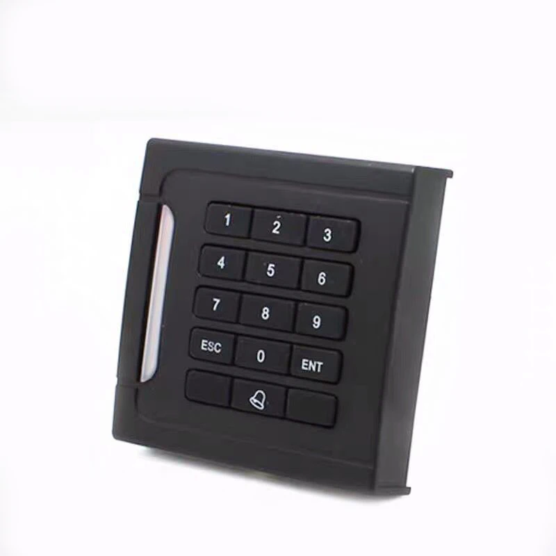 

Waterproof black color 125Khz / 13.56mhz EM RFID doorbell WG26 / 34 Card Key fob keypad Reader for Access Control System
