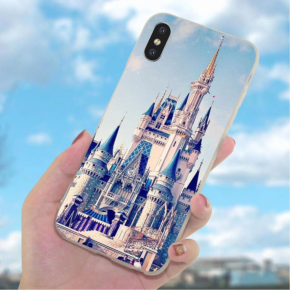 Мягкий ТПУ чехол Золушки замок для телефона iPhone 6 Plus 7 XR X 8 5 6S SE Xs Max силиконовый 11
