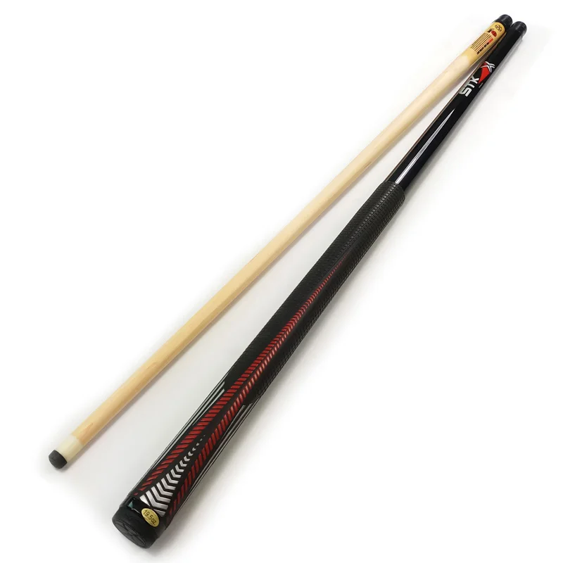

xmlivet professional 1/2 Jointed Maple Shaft 11.5MM Leather Tip Billiard Pool Cue Stick Nine-ball Ball Arm Red cues China