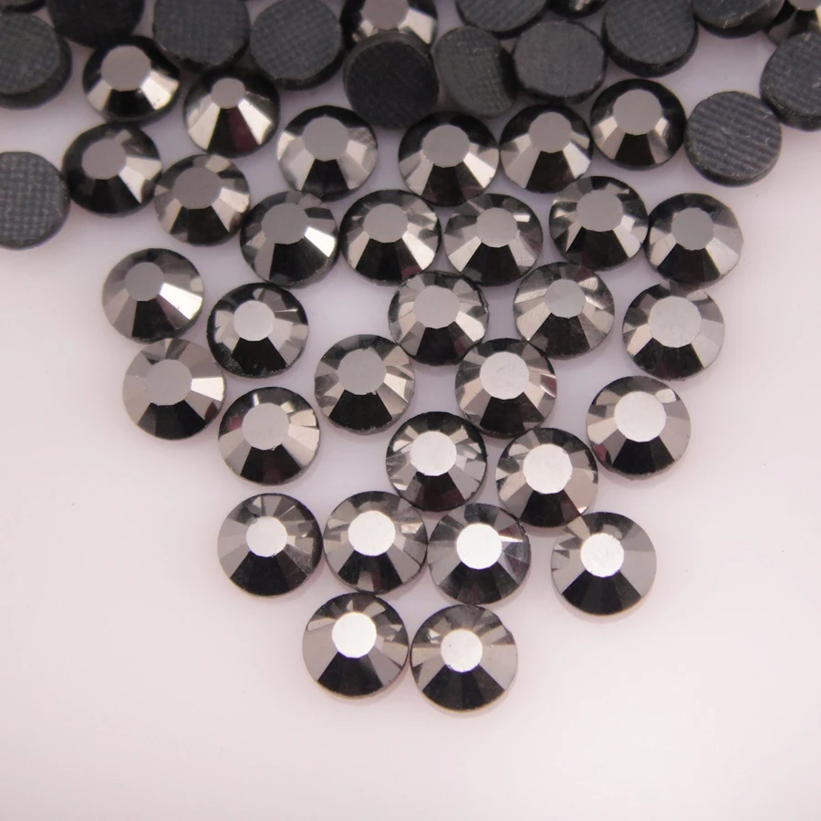 

Hot sale Glitter SS6-SS30 1440pcs All colors Rhinestone Hot Fix Flatback DMC Hotfix Rhinestones Iron On For Garment Dresses