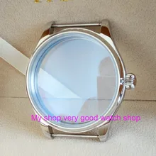 Parnis 44 мм 316L чехол для часов из нержавеющей стали подходит 6497/6498 механическое ручное движение 02