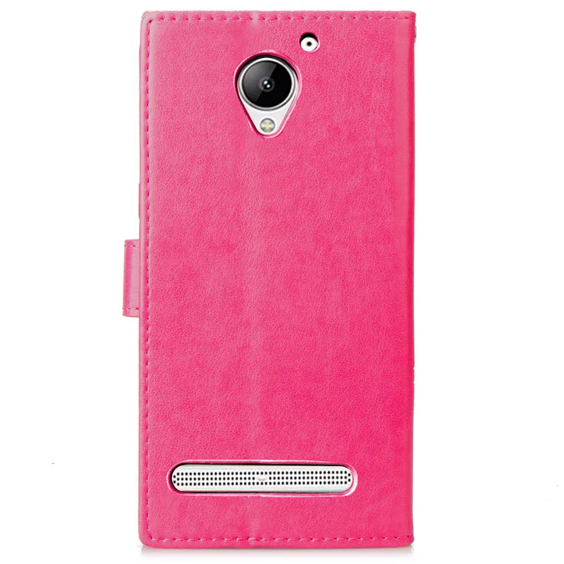 الفاخرة حالة جلدية لينوفو فيبي c2 محفظة فليب حالة جلدية لينوفو فيبي ج 2 c2 الطاقة K10A40 الهاتف حالة تغطية fundas