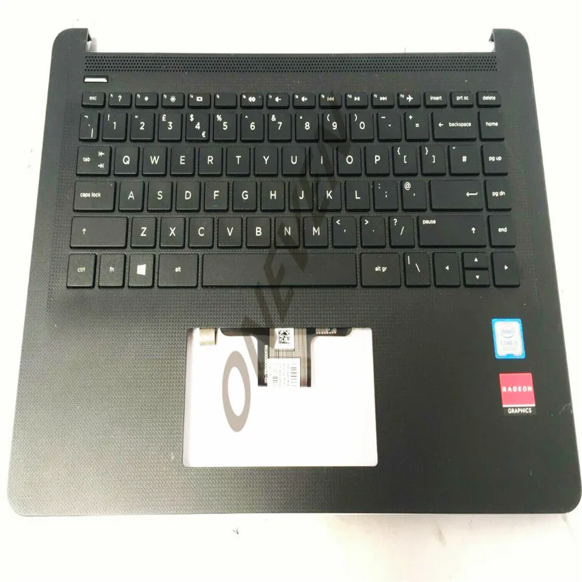Новинка для HP 14-BP Black Palmrest Cover UK QWERTY Keyboard 929650-031 | Компьютеры и офис