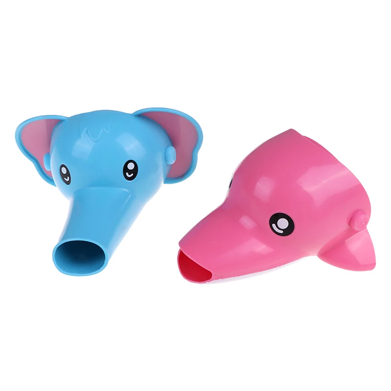 1PCS Kid Faucet Extender Sink Animals design Baby Tubs Kids Hand Washing Bathroom Sink Handle Extension Toddler
