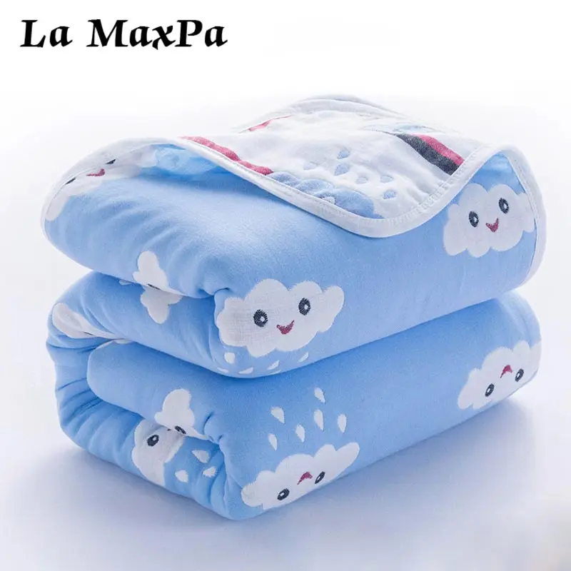 

Winter Six Layers Of Gauze Baby Blanket Newborn Soft Cotton Baby Swaddle Warp Blankets Baby Bedding Stroller Cover Blanket