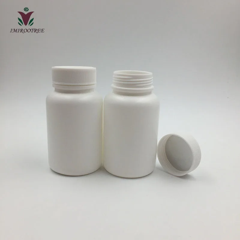 Free shipping 50pcs 100ml 100cc Empty White Solid Capsules Container