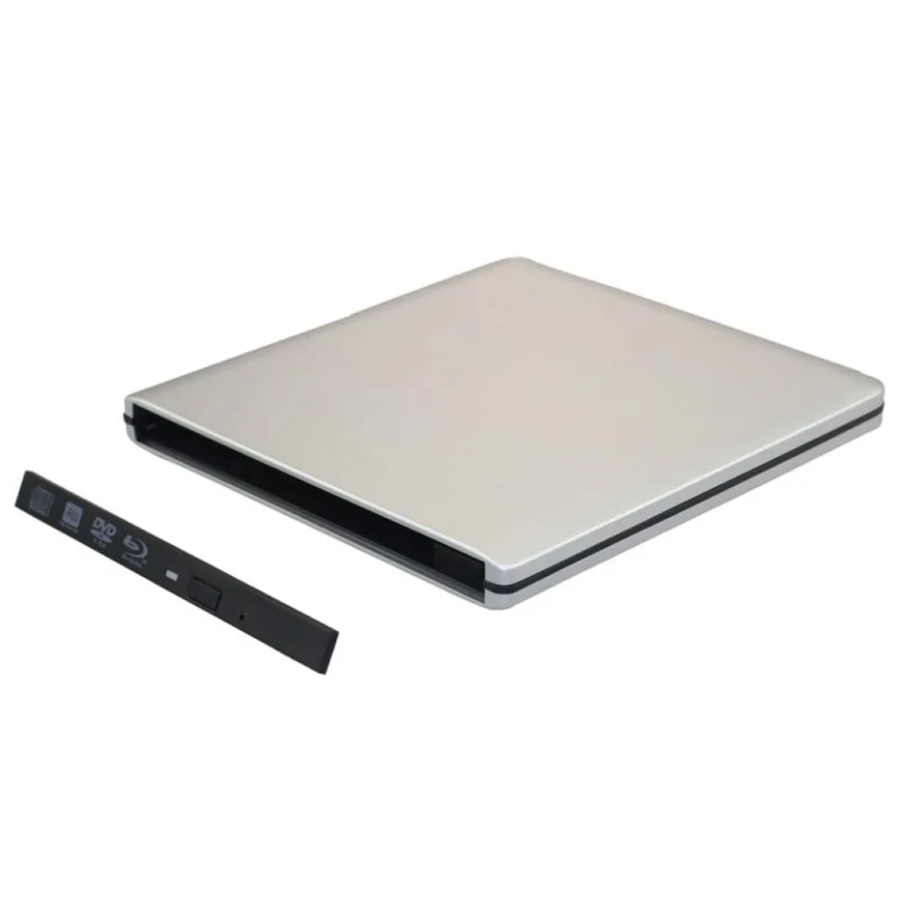 External 9.5mm slim USB 2.0 USB 3.0 SATA Drive Case Enclosure for CD