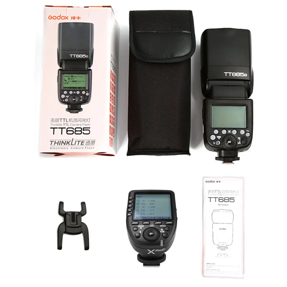 Godox Camera Flash TT685F+Xpro-F Kit For Fuji (8)