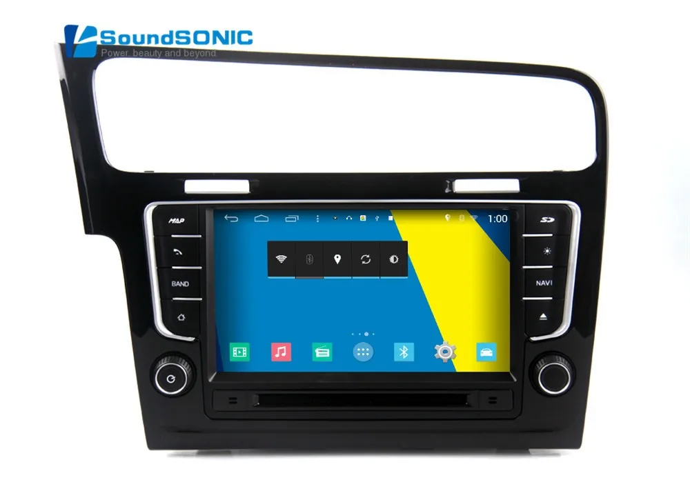 Roverone Android 4,4 Для VW Volkswagen Golf 7 MK7 автомобильный DVD GPS навигатор головное устройство автомобильного радиоприемника аудио плеер Android Golf 7 MK7