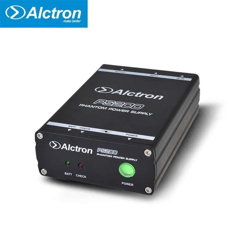Оригинальный фантомный блок питания Alctron PS200 48 В для конденсаторного микрофона с