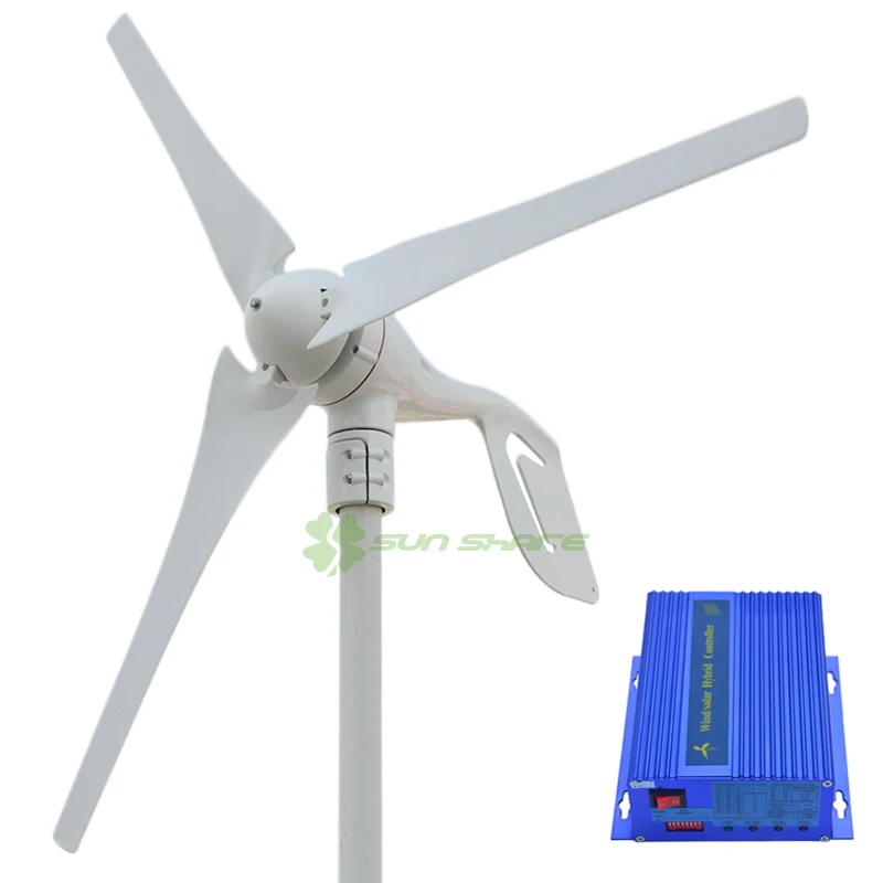 

Free shipping small wind turbine max power 600w +700w wind solar hybrid controller for (400w wind generator +300w solar panel)
