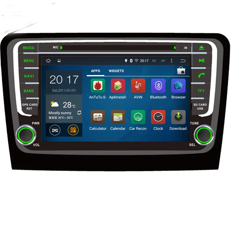 8 дюймов Android 9,0 автомобильный dvd-плеер gps для SKODA Rapid 2013-octa 8 core 4g ram 64g rom навигационное Радио Стерео PX6 Автомобильная медиасистема