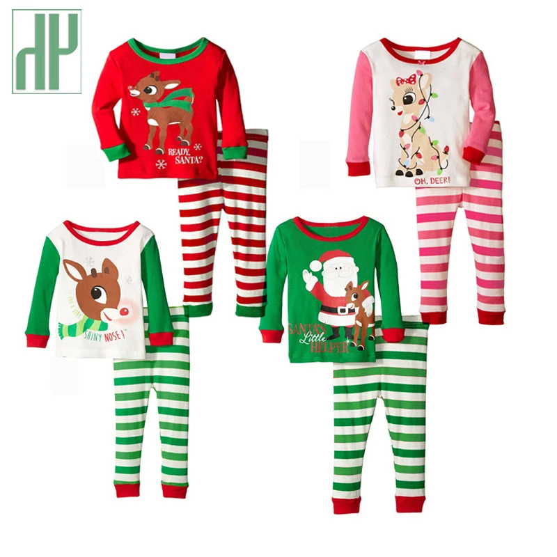 1 4t kids clothes christmas pajamas pullover striped children casual toddler boys clothing set girls christmas outfits costume - Girl Christmas Pajamas 1 4t kids clothes christmas pajamas pullover striped children casual toddler boys clothing set girls christmas outfits costume - Girl Christmas Pajamas