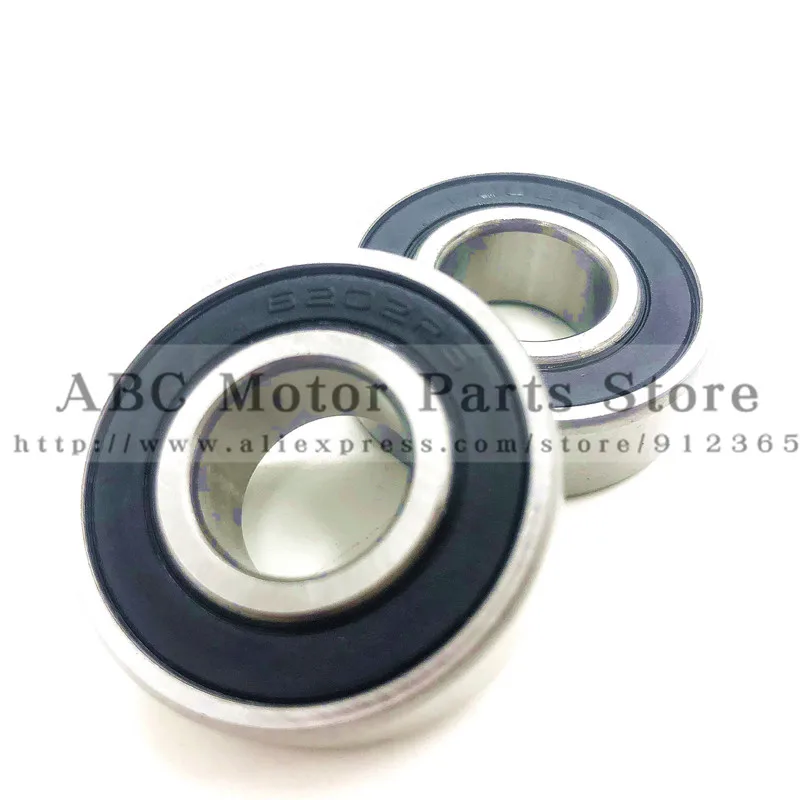 

2pcs Bearing 6202 6202RS For Dirt Pit Bike Wheel Rims Pocket Bike Crank Mini ATV 47cc 49cc 44-6 Engine Parts