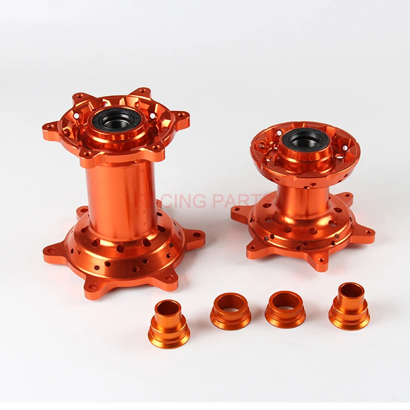 

CNC Machined 36 Holes Front And Rear Wheel Hub and Rear Wheel Spacers For EXC EXC-F SX SX-F XCW Motocross Endupro Supermoto