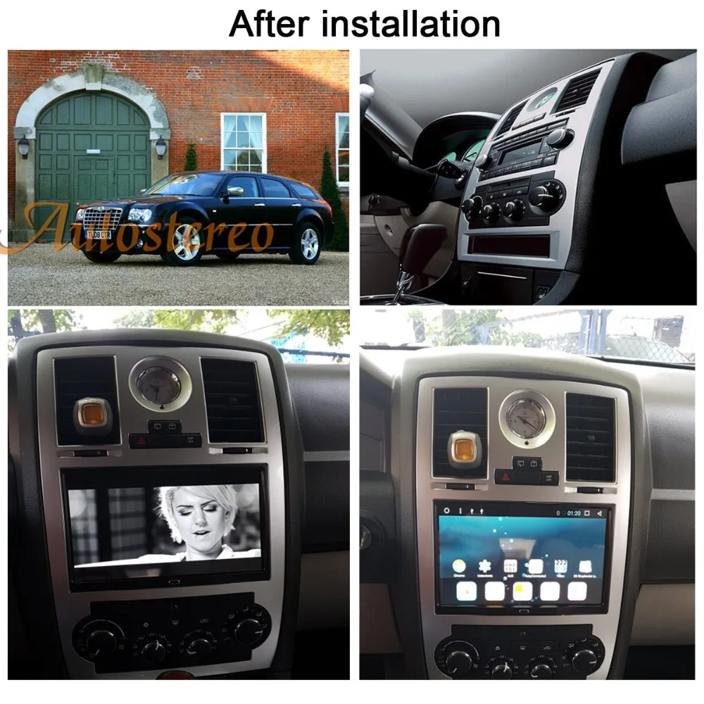 8 ядерный Android Автомобильный gps навигатор для Chrysler 300C Jeep Dodge 2004-2008 Мультимедиа Радио магнитофон головное устройство без DVD плеера