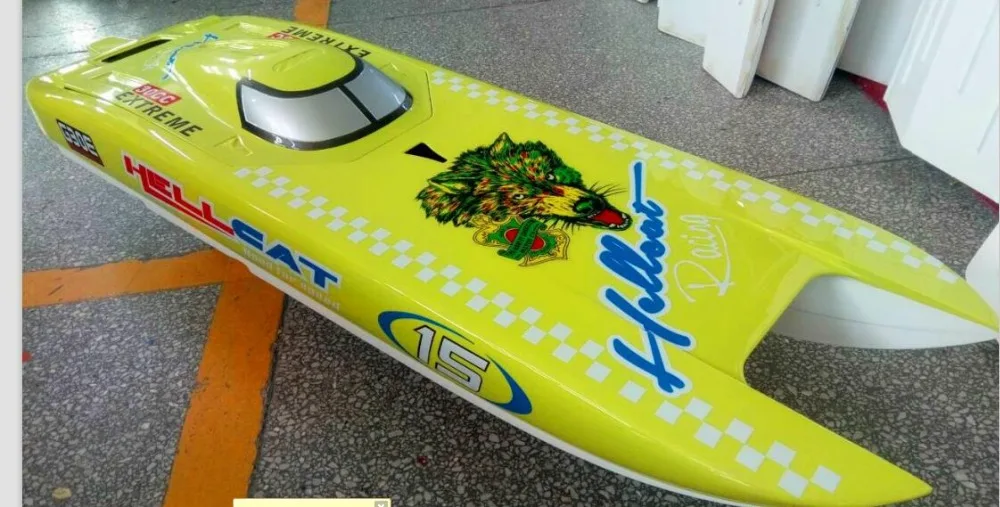 Новый DTRC G26E Catamaran Германия Hello Cat 26CC бензиновая гоночная лодка с двигателем Zenoah