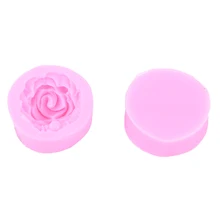 3D силиконовая форма в виде розы плесень фондан, праздничное украшение Шоколадное Мыло с запахом печенья фимо Полимерная глина смолы формы для выпечки