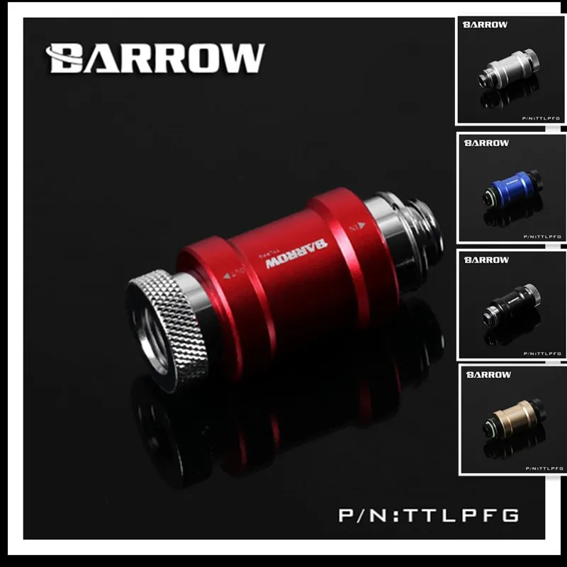 

Barrow TTLPFG Flat push type check valve single inner thread part for water cooling computer