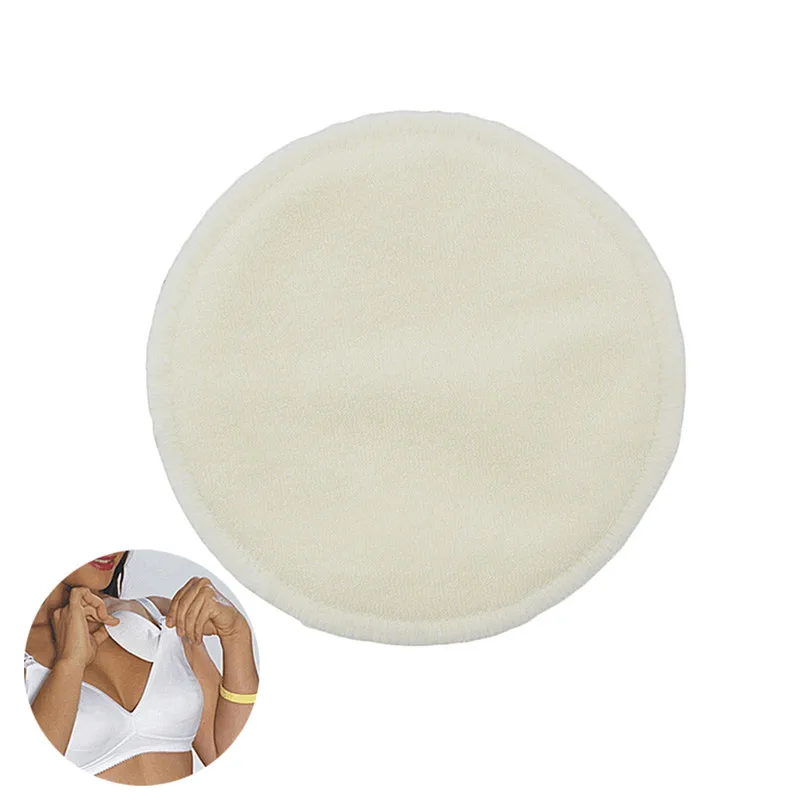 4Pcs Reusable Breast Pads For Mum Washable Waterproof Feeding Pad Dia
