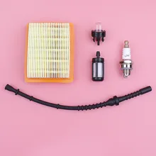 Air Fuel Filter Line Hose Primer Bulb Spark Plug Kit For Stihl FS120 FS200 FS250 FS300 FS400 FS450 String Trimmer Engine Part цена Air Fuel Filter Line Hose Primer Bulb Spark Plug Kit For Stihl FS120 FS200 FS250 FS300 FS400 FS450 String Trimmer Engine Part цены онлайн