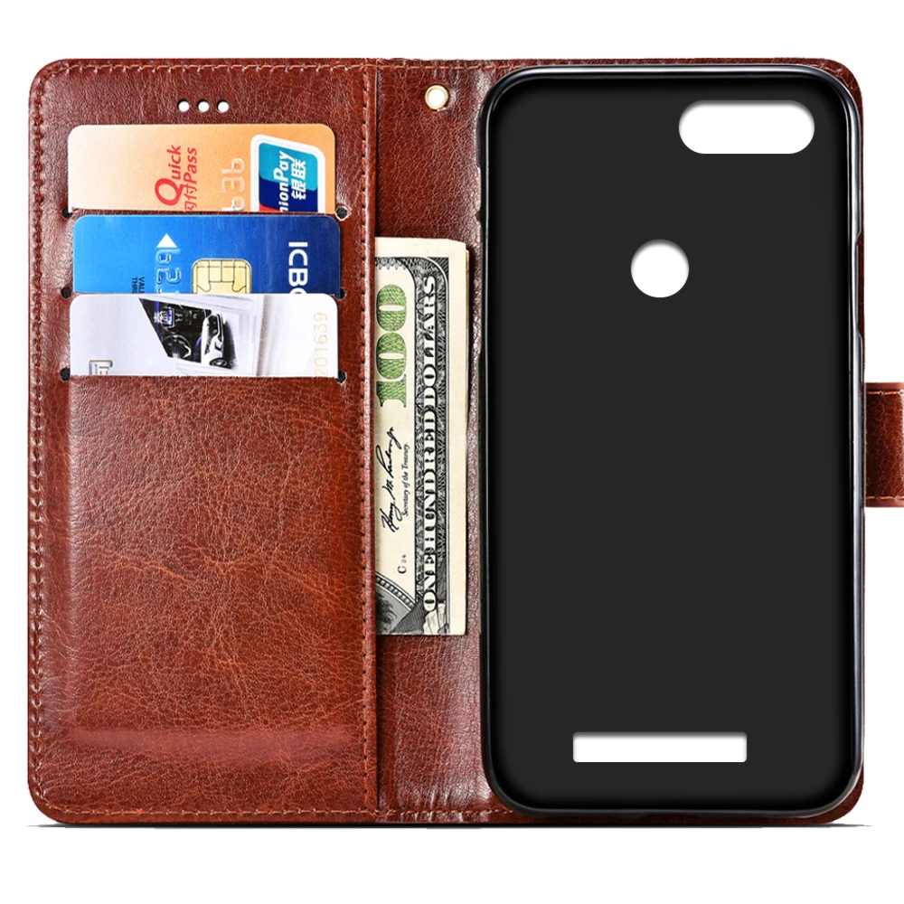 SRHE ل Leagoo الطاقة 2 حالة غطاء الوجه محفظة جلدية غطاء سيليكون ل Leagoo الطاقة 2 Power2 حالة مع حامل المغناطيس