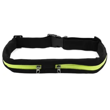 

LJL Outdoor Waterproof Bag Flexible Waist Bike Riding Belt Pocket Double Pocket for iPhone Android Phone
