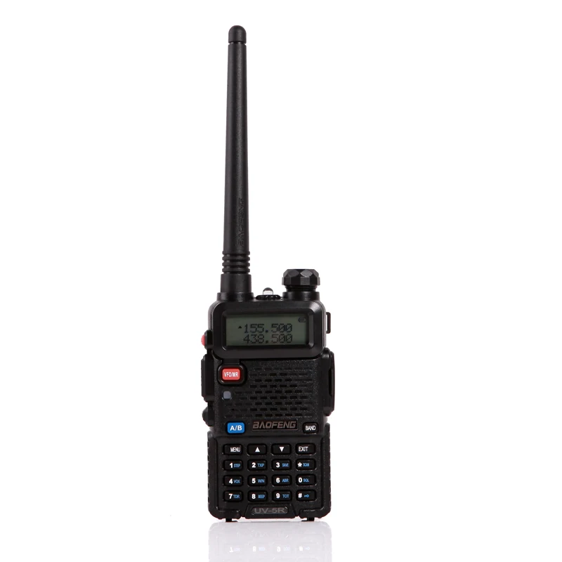 Baofeng уф-5r Рация двухстороннее радио walkie talkie для укв dual band хэм cb радиостанции баофенг uv 5rbaofeng уф-5r рации для охоты - Цвет: UV5R Black