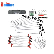 PDR Rods Dent Remover Tools Paintless Dent Repair Tools PDR Tools Kit Hail Damage Removal Car Ding Dent Repair Kit