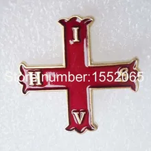 Красный Крест Constantine Freemason Masonic Нагрудный значок