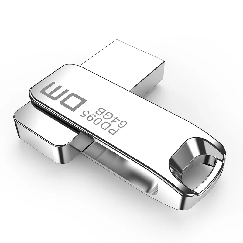 DM PD095 USB флеш-накопитель, 32 ГБ металлическая флешка, высокоскоростной USB 3. 0 карта памяти 64 ГБ флеш-накопитель, реальная емкость 16 Гб Writ 10 МБ-60 Мб