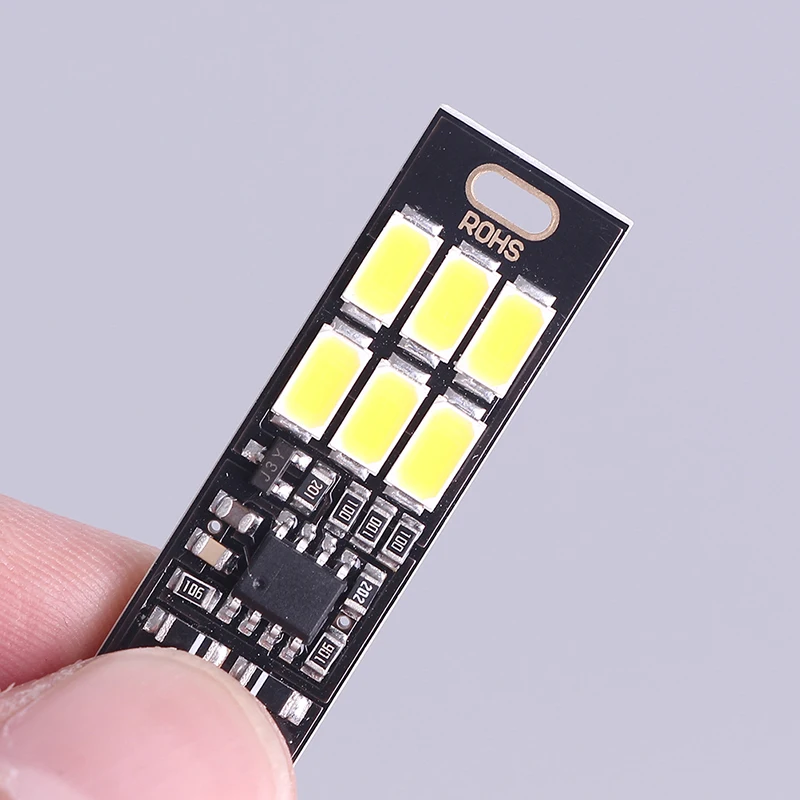 Лампочка с USB разъемом миниатюрный светильник диммером карманной подсветкой 6