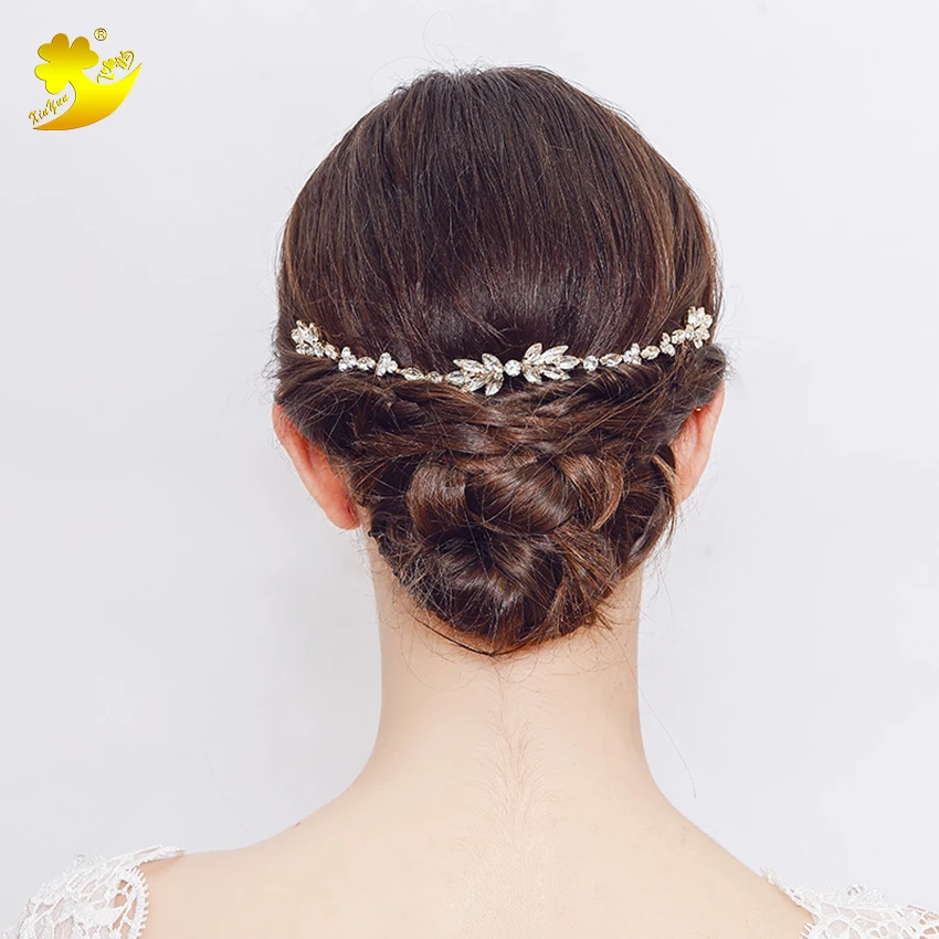 Xinyun новые продукты свадебные гребни для волос стразы украшение для прически невесты резинки для волос Свадебные аксессуары украшение для волос для невесты