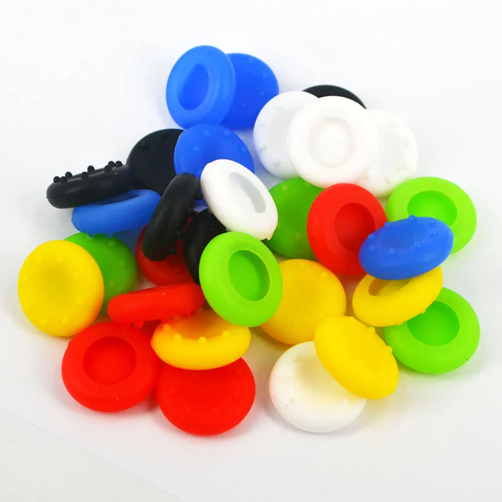 

New 4pcs/sets Controller Analog Grips Thumbstick Cover For Sony Playstation 4 PS4 PS3 Thumb Stick cap for Xbox Replacement Parts