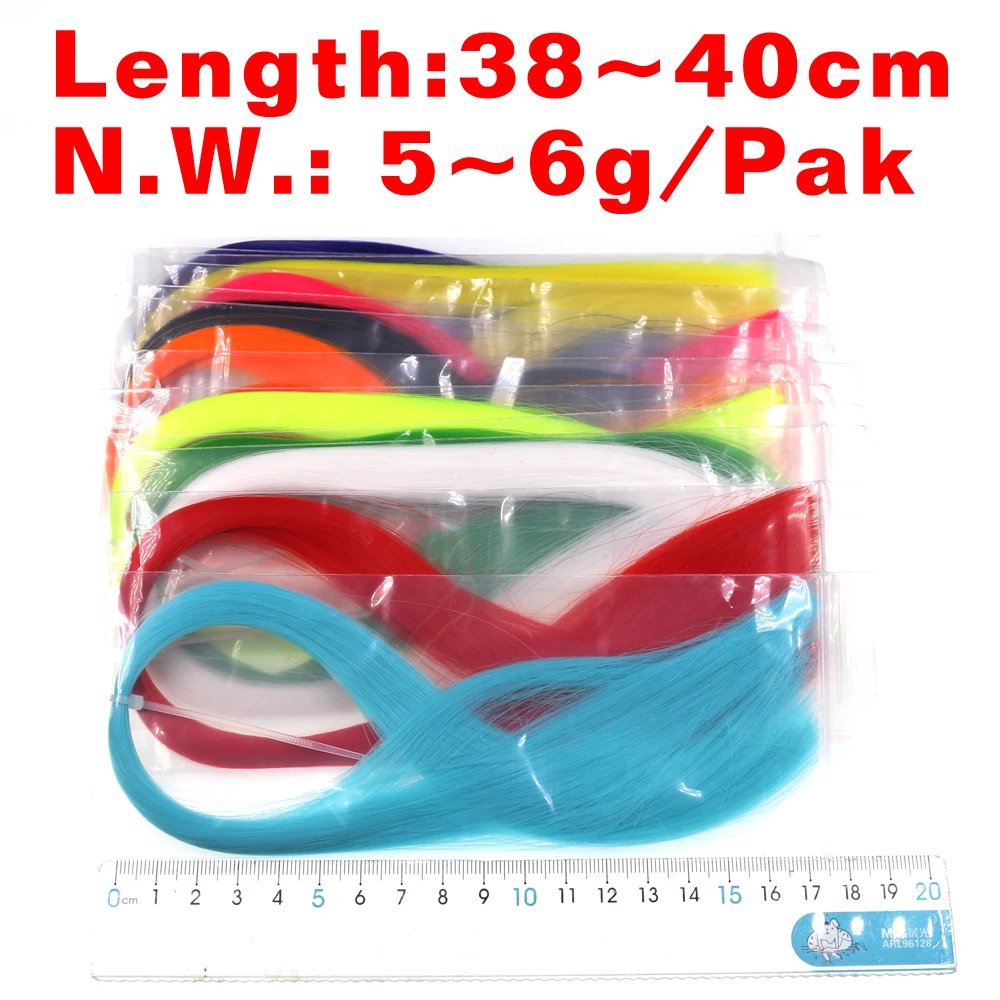 Wifreo 2 упаковки микро синтетическое волокно для стремер Sabiki Fly Jig Крючки Bucktail Jigs