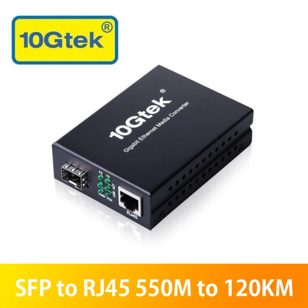 

1.25G SFP Fiber to RJ45 SFP Media Converter OLT Gigabit Converter fibra optica Switch Fiber Optic Transceiver 550M to 120KM