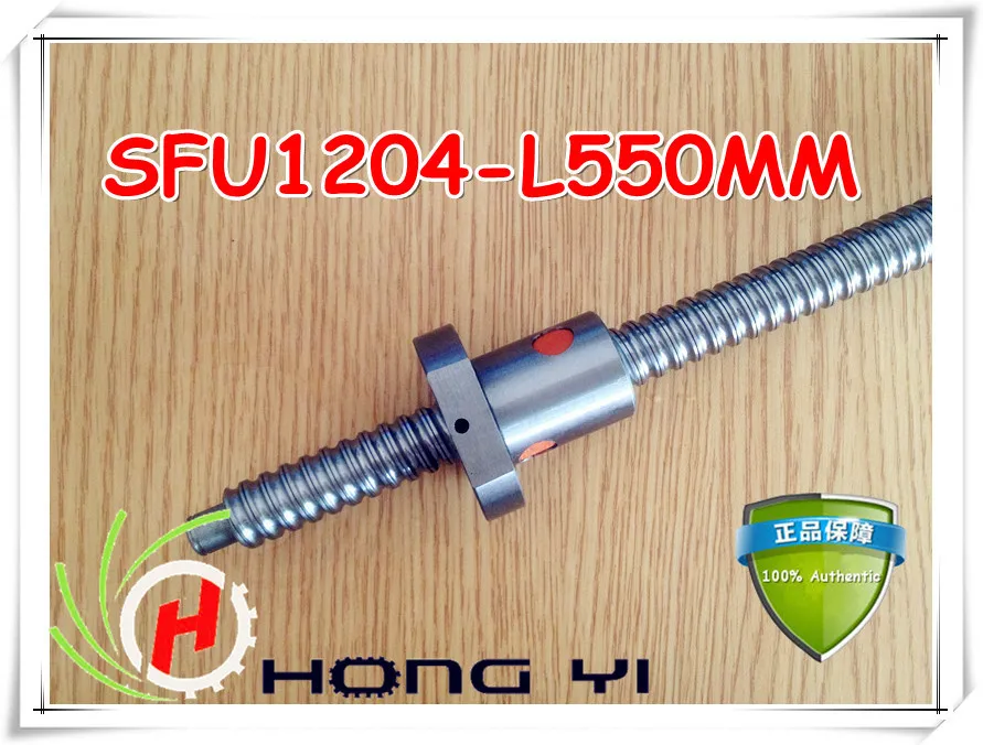 

1set 1204 rolled ballscrew Linear motion CNC XYZ Ball screw SFU1204 550mm length with 1pcs ballnut