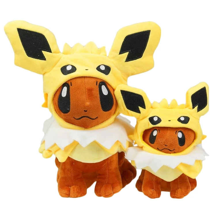 Большой размер, пончо Eevee, Umbreon, Espeon, Jolteon, Vaporeon, Sylveon, Flareon, плюшевые куклы, мягкие игрушки