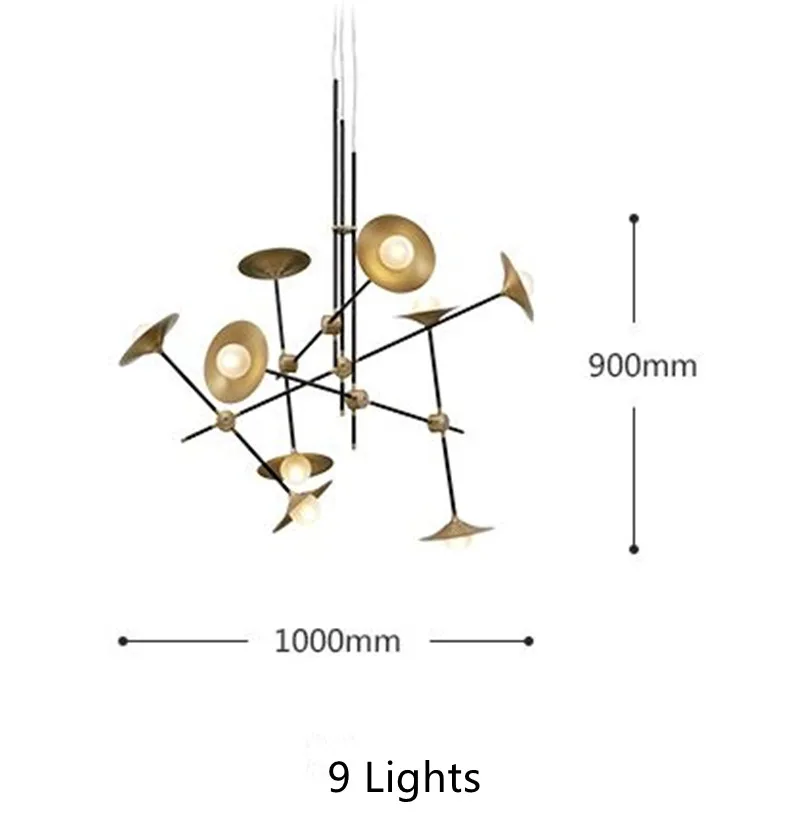 Italy Delightful Modern Pendant Lamp-9 Lights