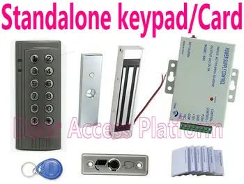 

Standalone access control/reader Password+EM ID Card controller machine+power supply +3 access modes: Card,Card or/and PIN kit