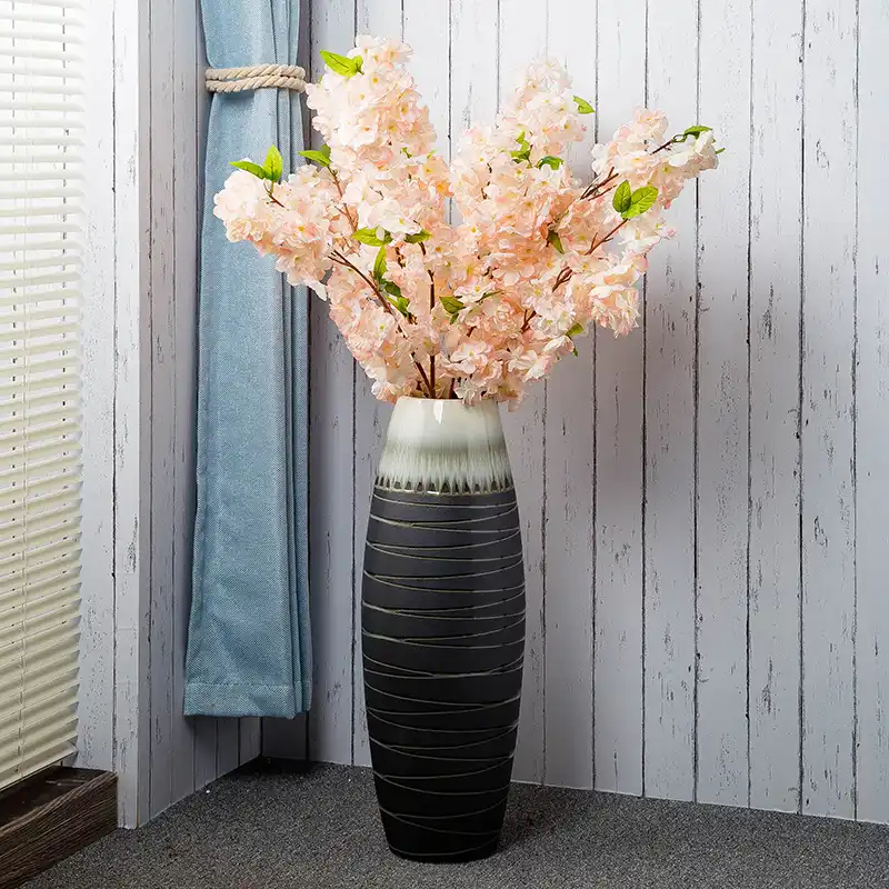 60cm 80cm Decorative Home Accessories Large Floor Vase Office